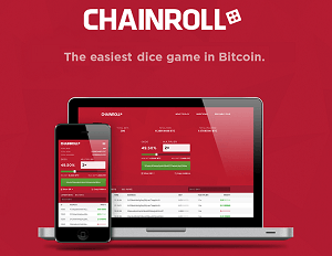 bitcoin Würfel chainroll.com
